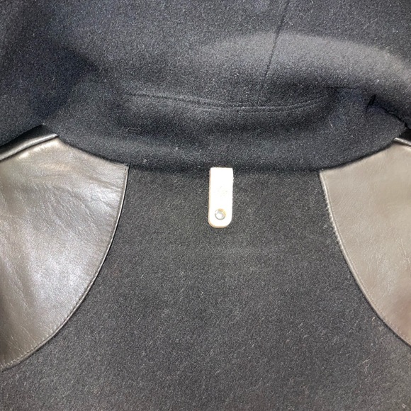 Ladies Mackage Wool and Leather Coat - Picture 3 of 3